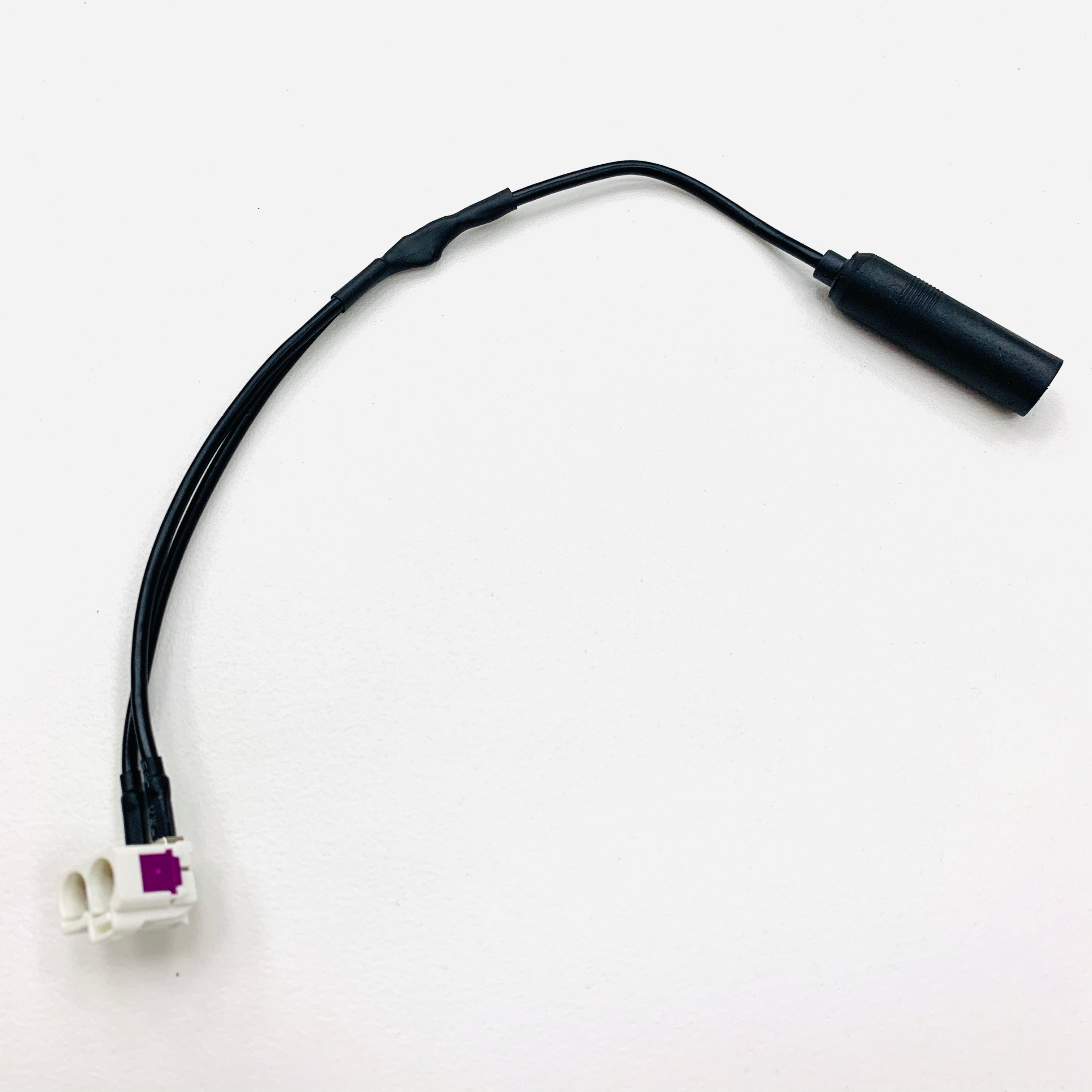 ATD CAA-13116 Aerial To DIN Antenna Connector Adaptor Antenna Lead Dual  Fakra To ISO - Audio Tech Direct