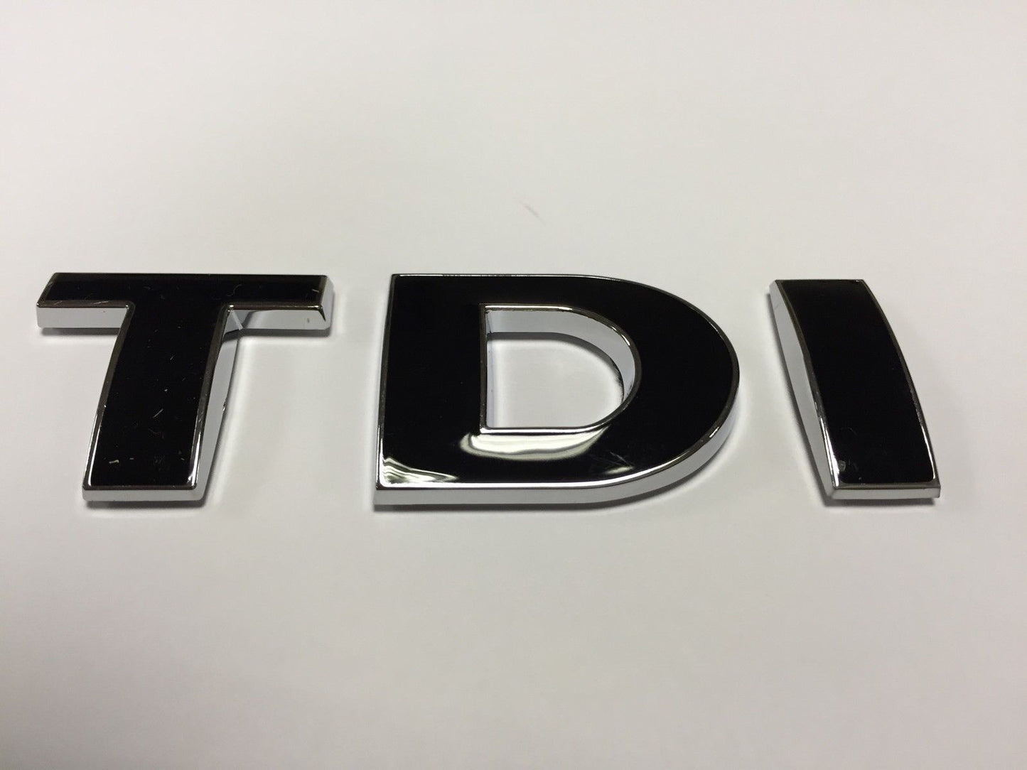 TDI Badge - Black & Chrome Edge