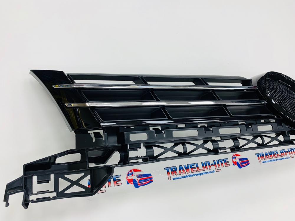 VW Caddy Grille Gloss Black & Chrome Edition 2010 - 2015 Brand New