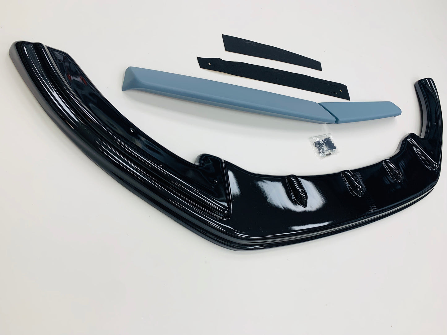 Caddy Splitter Gloss Black & Primed Twin Rear Spoiler ABS Plastic 10-15