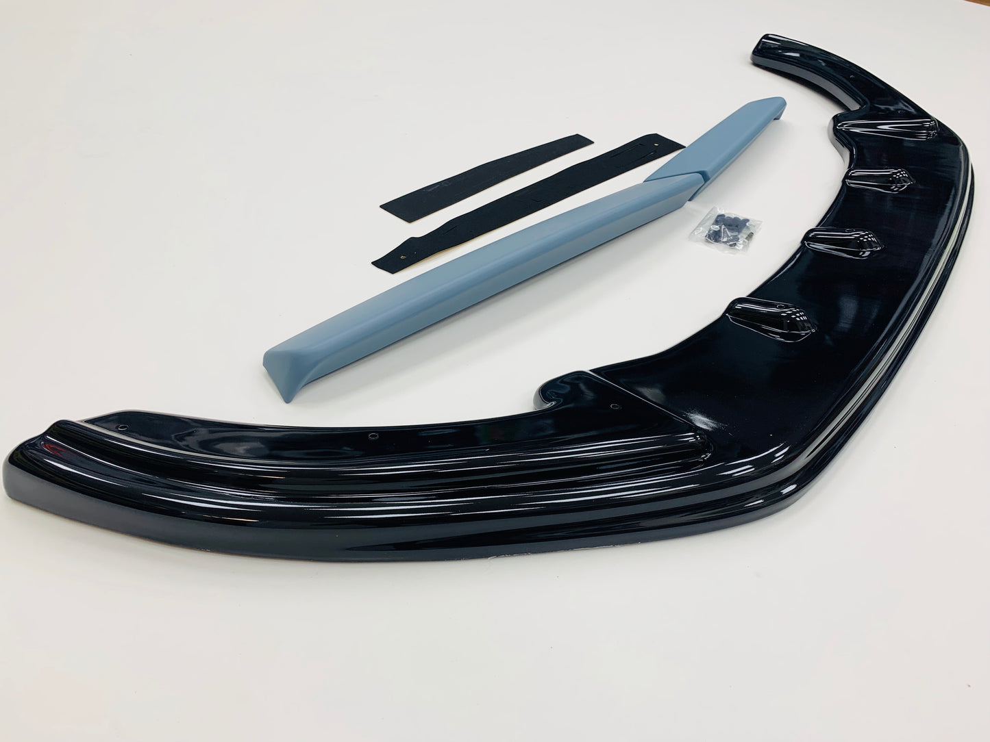 Caddy Splitter Gloss Black & Primed Twin Rear Spoiler ABS Plastic 10-15