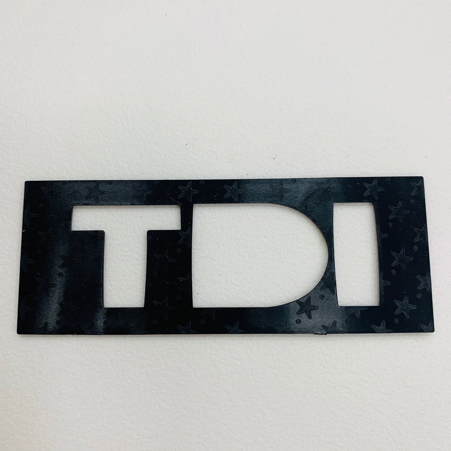 TDI Badge - Black & Chrome Edge