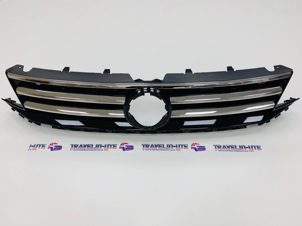 VW Caddy Grille Gloss Black & Chrome Edition 2015 Onwards