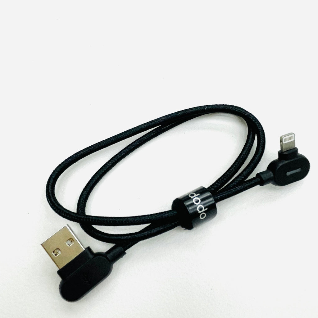 90 Degree USB To Lightning Data Cable 0.5m (reversed usb design)