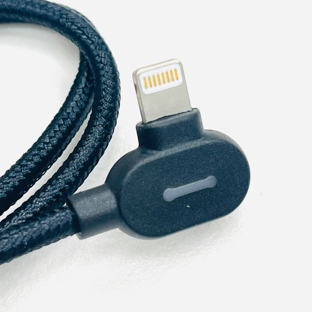 90 Degree USB To Lightning Data Cable 0.5m (reversed usb design)