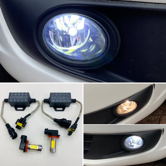 VW Caddy LED fog light bulbs & resistors 10-15