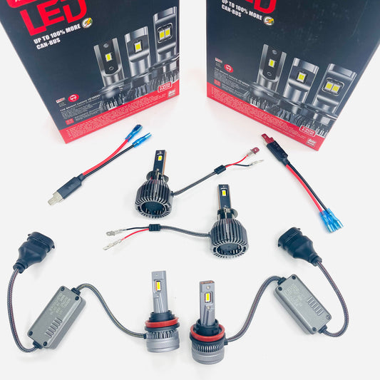 Caddy LED headlight bulbs dipped & main (only for our aftermarket drl headlights)