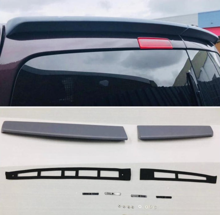 Caddy & Maxi Twin Rear Spoiler Perfect Fitment PU Plastic 05-19 Great ...
